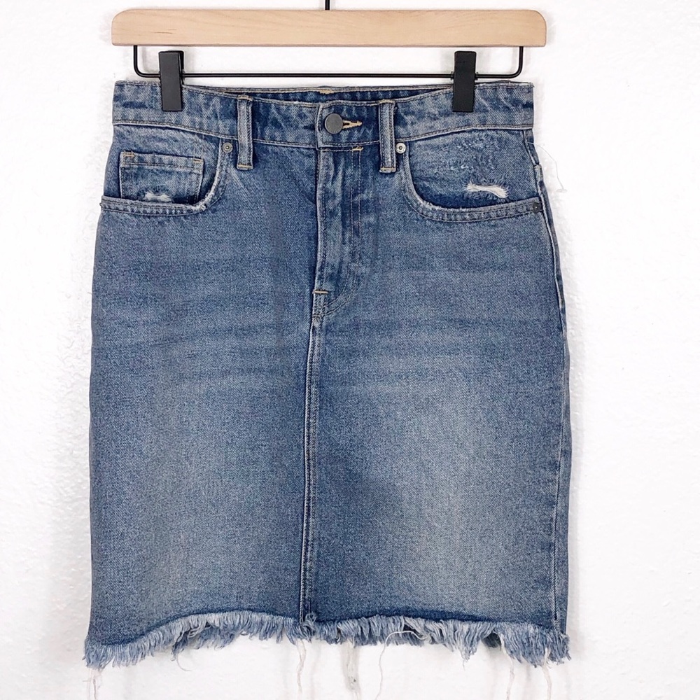 All Saints Denim Skirt